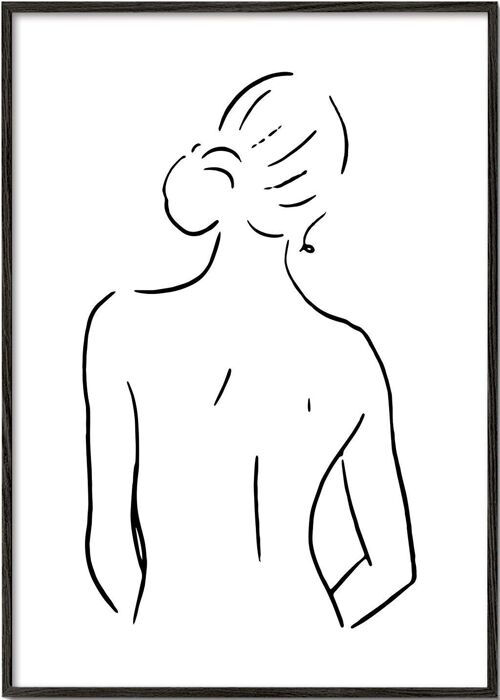 Tableau Body Sketch N 3 Black & White