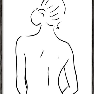 Tableau Body Sketch N 3 Black & White