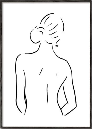 Tableau Body Sketch N 3 Noir & Blanc 1