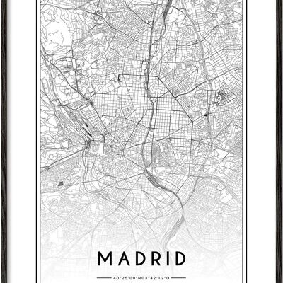 Tableau Madrid map