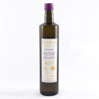 Olio d'oliva reale. Confezione da 12 bottiglie da 750 ml