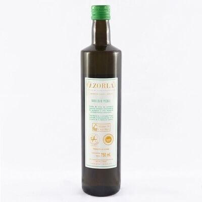 Picual-Olivenöl. Packung mit 12 750-ml-Flaschen