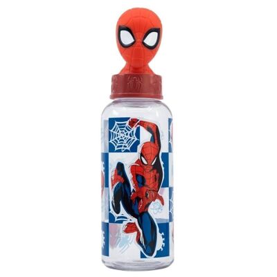 Spiderman Botella Figura 3D 560 ml