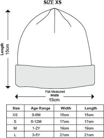 Bonnet étoile tricoté pour bébé 0-6 mois 2