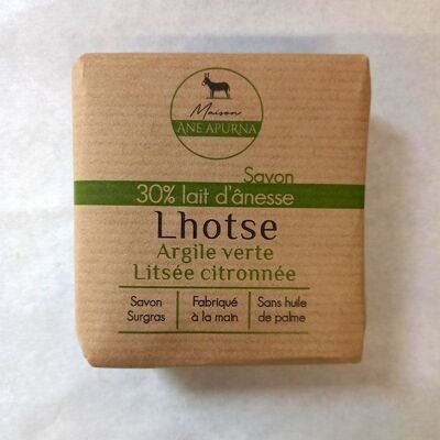 Savon au lait d'ânesse Bio Lhotse Peaux à imperfections - 100g