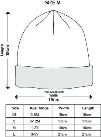 Bonnet étoile tricoté pour bébé 1-2 ans 2