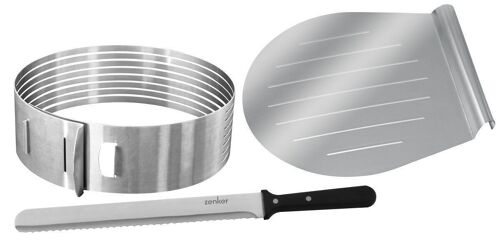 Set d'ustensiles de pâtisserie pour layer cake Zenker Smart Pastry