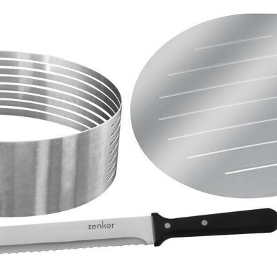 Set d'ustensiles de pâtisserie pour layer cake Zenker Smart Pastry