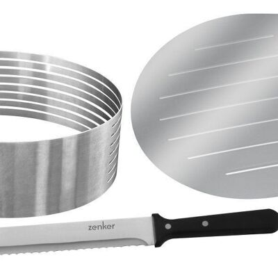 Set de utensilios de repostería para tartas de capas Zenker Smart Pastry