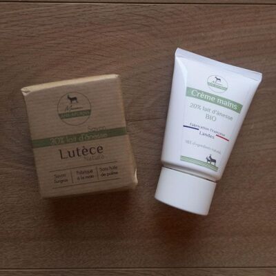 Caja Regalo Manos Suaves con Leche de Burra Ecológica Edición Navidad