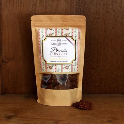 Cocoa cookies, tonka beans and almonds - 120gr