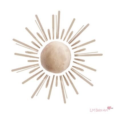 Sticker soleil - Collection Sunny Bloom