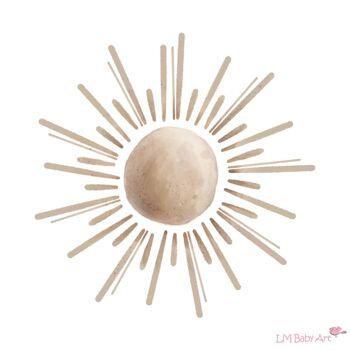 Sticker soleil - Collection Sunny Bloom 1