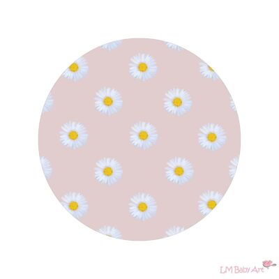 Marguerites circulaires murales