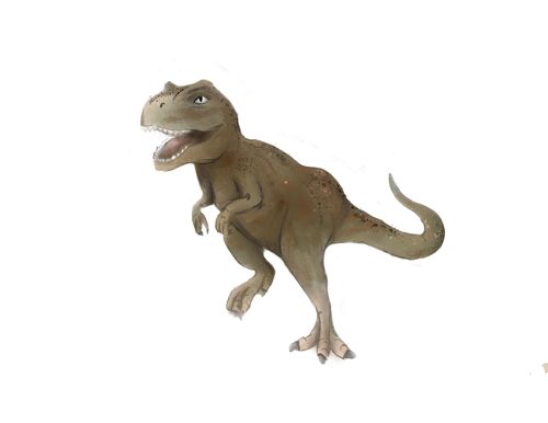 Dinosaurus muursticker T-rex