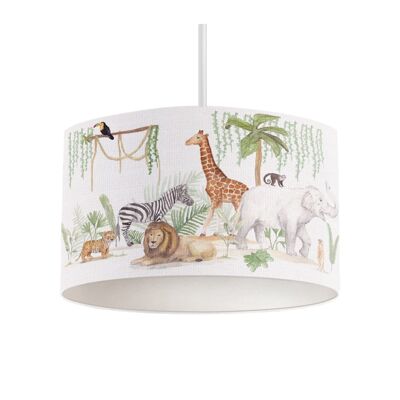 Hanging lamp Safari animals