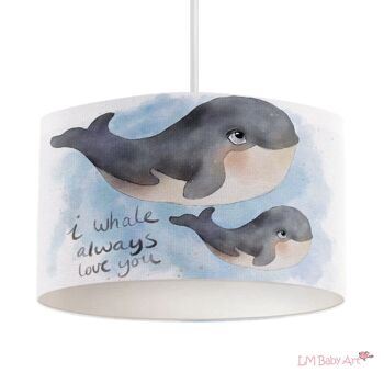 Lampe suspendue baleines 1