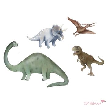 Stickers muraux dinosaures 1