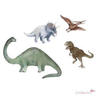 Muurstickers dinosaurussen