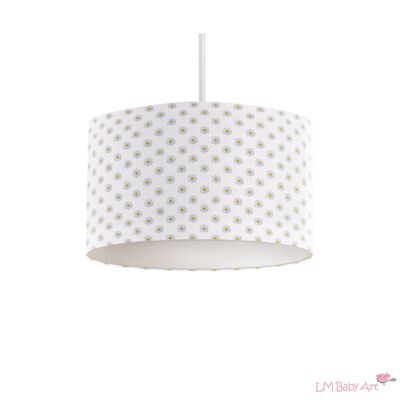 Lampe suspendue marguerites