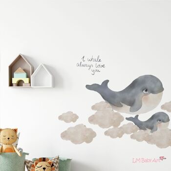 Texte du sticker mural : Je t'aime toujours 3