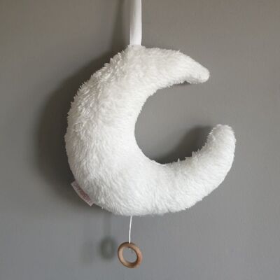 Pendentif musical lune - Collection Ours & Lapin
