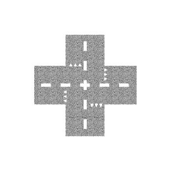 Kit d'extension de stickers muraux autoroute - Carrefour (1er) 1