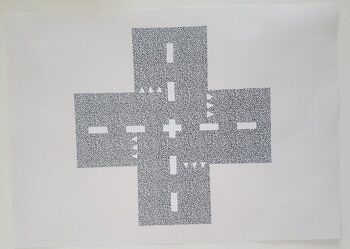 Kit d'extension de stickers muraux autoroute - Carrefour (1er) 2