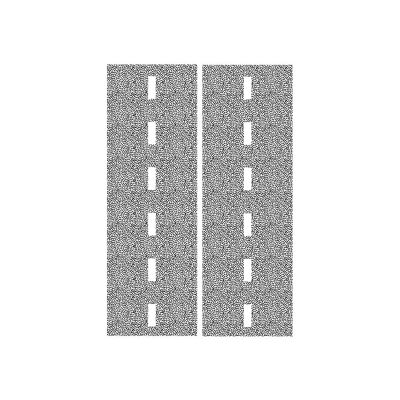 Autobahn-Wandaufkleber-Erweiterungsset - Straßenteile (2 Stück)