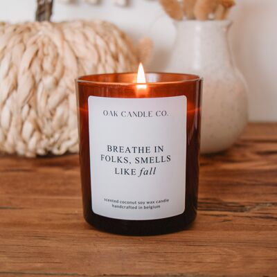 Breathe In Folks, Smells Like Fall Candle - Gilmore Girls