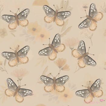 Drap housse 60x120cm - Papillons Sunny Bloom 3