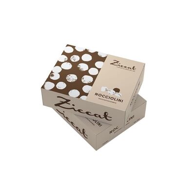 Nocciole IGP ricoperte di Cioccolato Fondente e al Latte - Box in cartone da 90gr