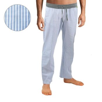 Pantalons de pyjama longs pour hommes | 100% coton | juste un pantalon 1