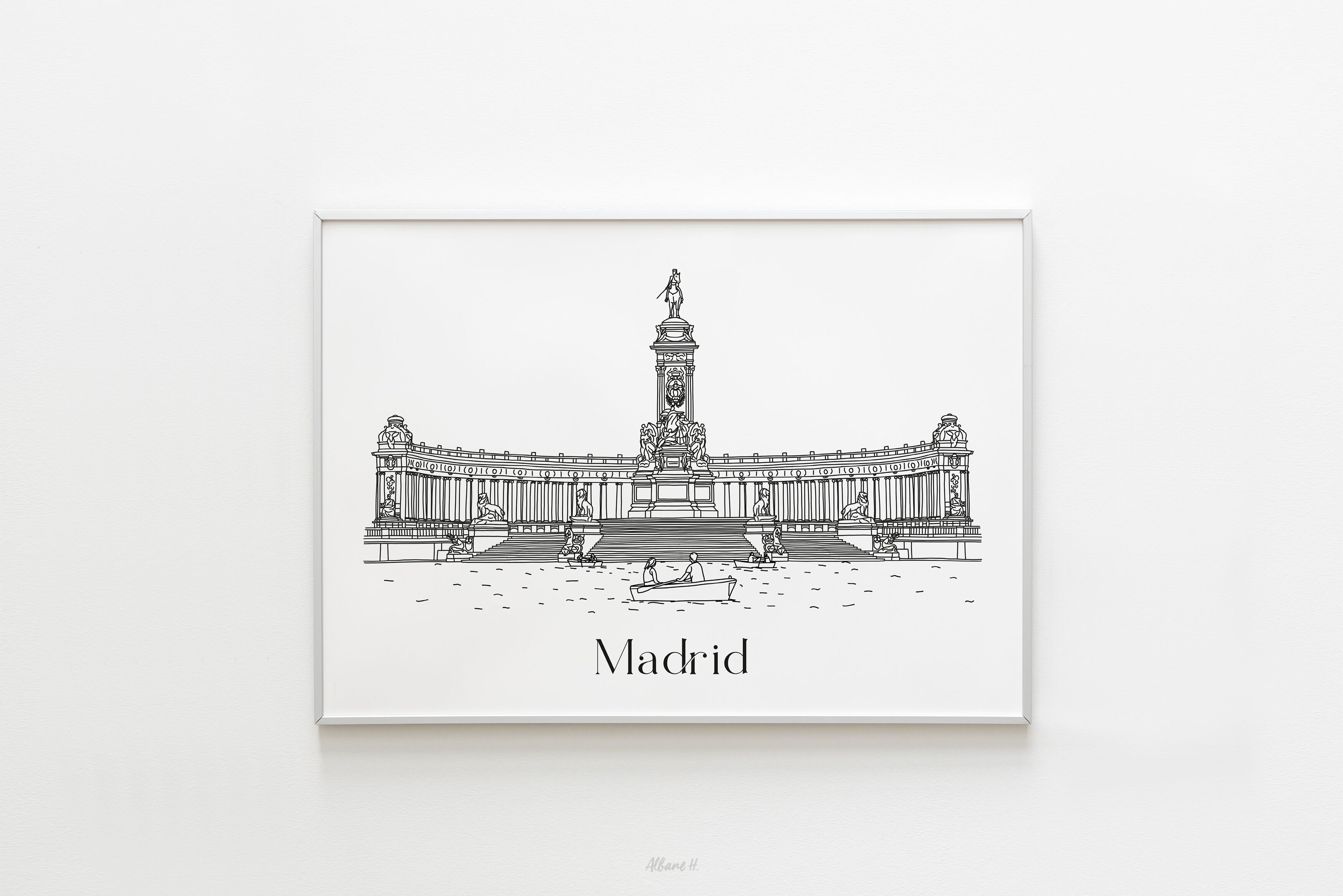 Poster di Madrid - Carta A4 / A3 / 40x60