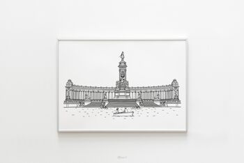 Affiche Madrid - Papier A4 / A3 / 40x60 2