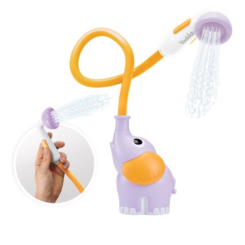 Douchette Elephant Mauve - Elephant Baby Shower - Purple