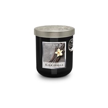 Bougie parfumée Vanille noire - Petit format - HEART & HOME 2