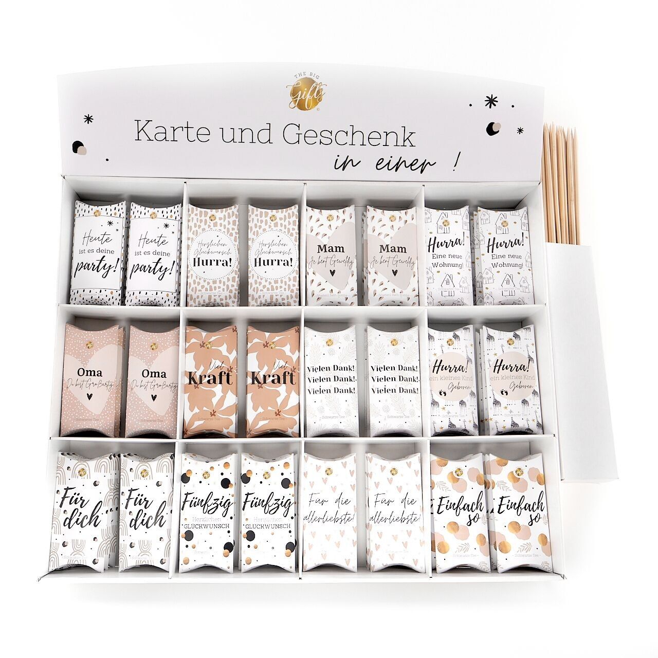 (Blume)Geschenkbox – Komplette Display