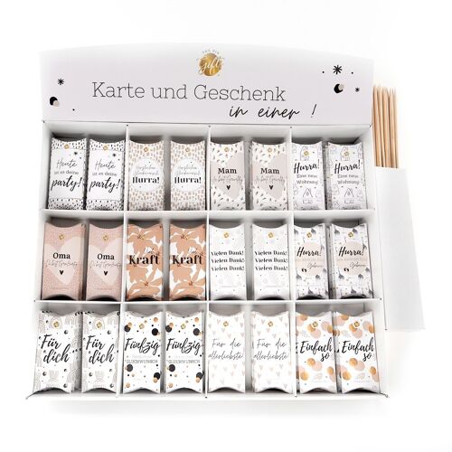 (Blume)Geschenkbox – Komplette Display