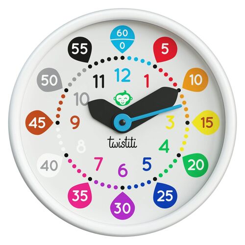 Twistiti Educational Number Wall Clock