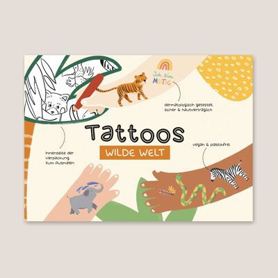Temporary Tattoos Wild World
