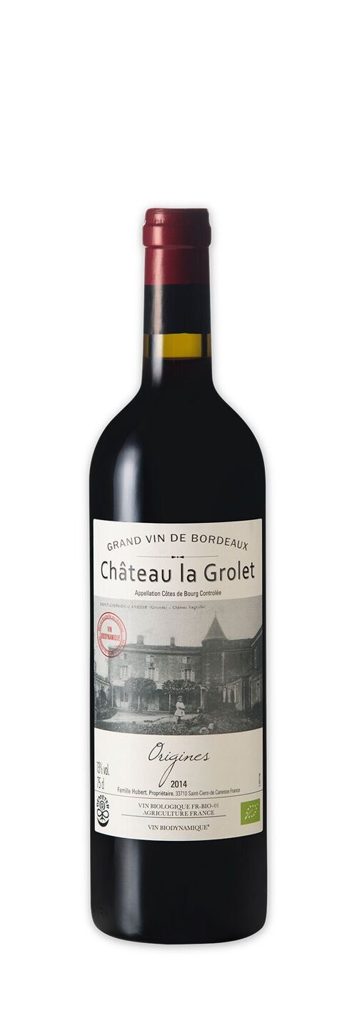 Château La Grolet Origines/ L'Endroit - Côte de Bourg - Vin rouge 2021