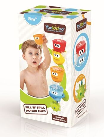 Les gobelets de bain - Fill 'N' Spill Action Cups 3