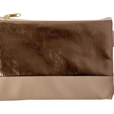 Cappuccino & Bronze Make-up Bag