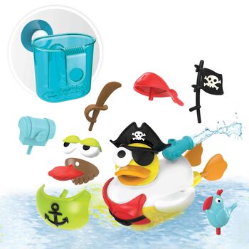 Caneton pirate de bain - Jet Duck - Create a Pirate 1