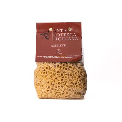 Pâtes siciliennes typiques au blé dur - Anelletti 500gr