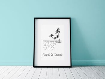 Affiche Les Antilles / Guadeloupe - Papier A4 / A3 / 40x60 5