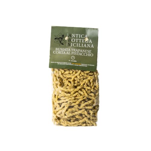 Pasta corta al pistacchio - Busiata al Pistacchio - 500 g