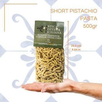 Pâtes courtes à la pistache - Busiata al Pistachio - 500 g 4