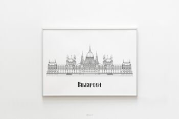 Affiche Budapest - Papier A4 / A3 / 40x60 1